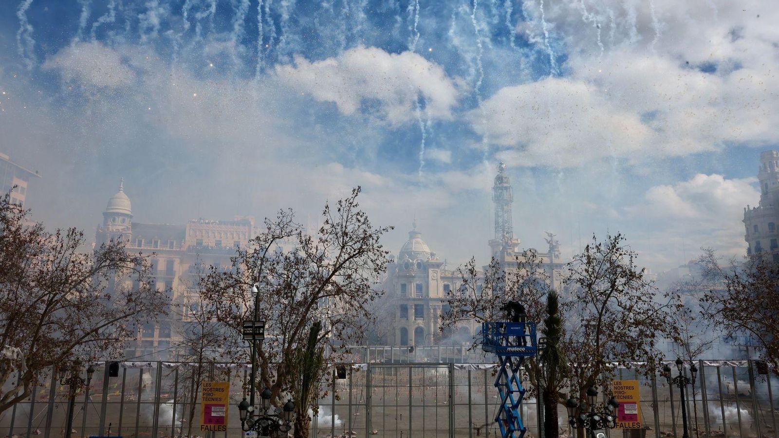 La mascletà del 9 de març de la mà de la Pirotecnia Alpujarreña