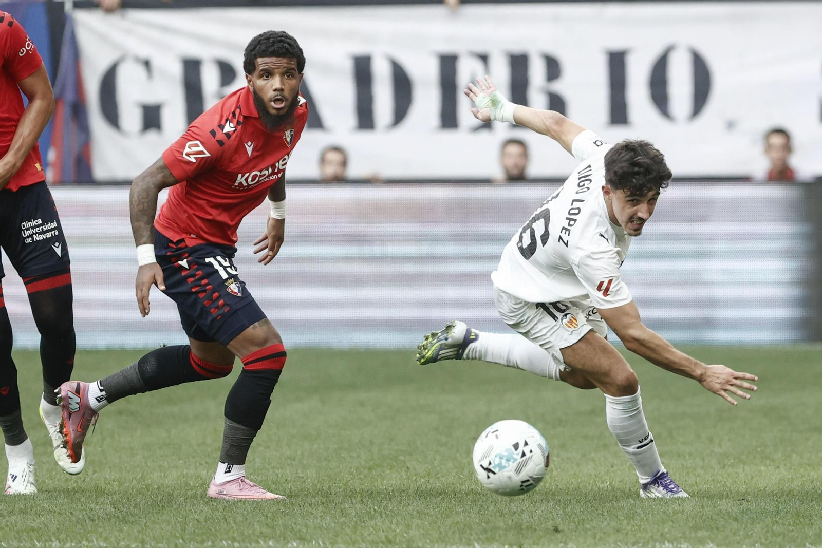 Diego López, en una acció del duel