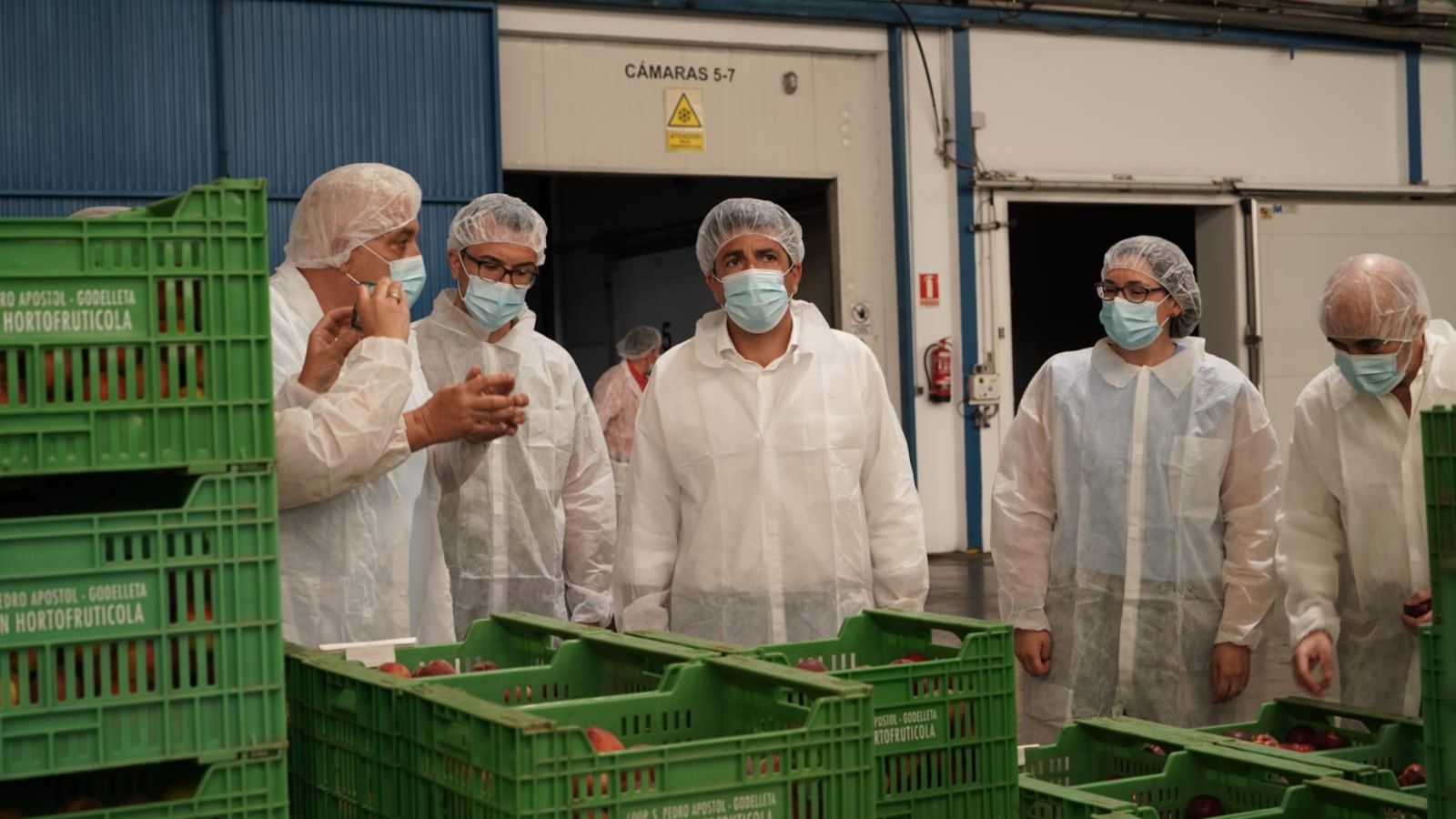 Carlos Mazón, aquest dimarts a la Cooperativa Vinícola Sant Pere Apòstol de Godelleta