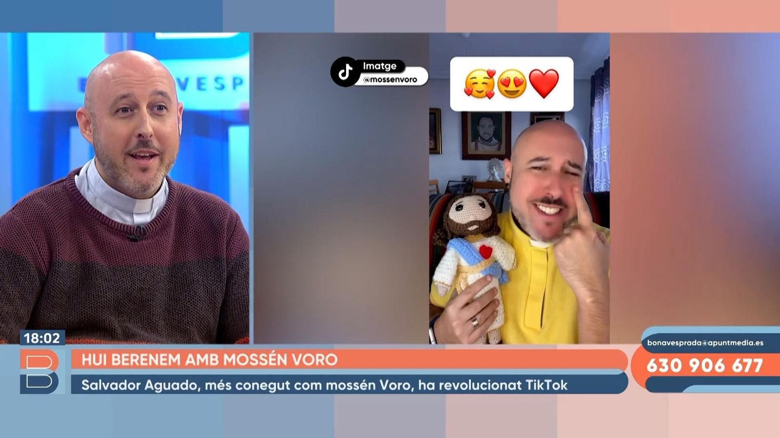 20.01.2023 | Berenem amb mossén Voro, el rector que revoluciona TikTok