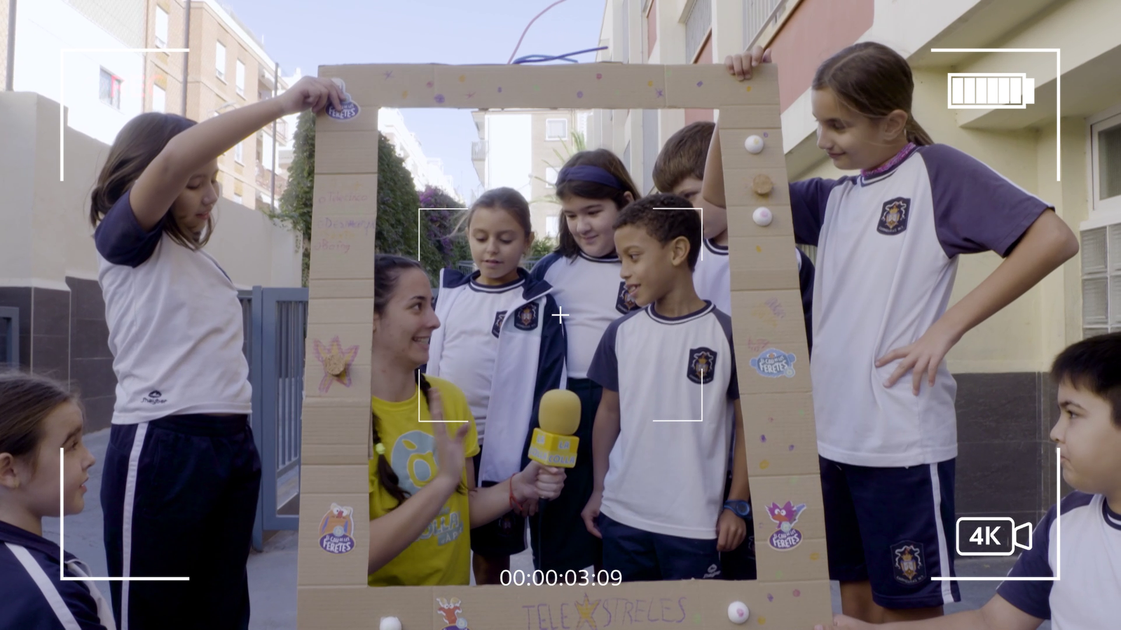 Reptes a l'escola -  Fem una televisió