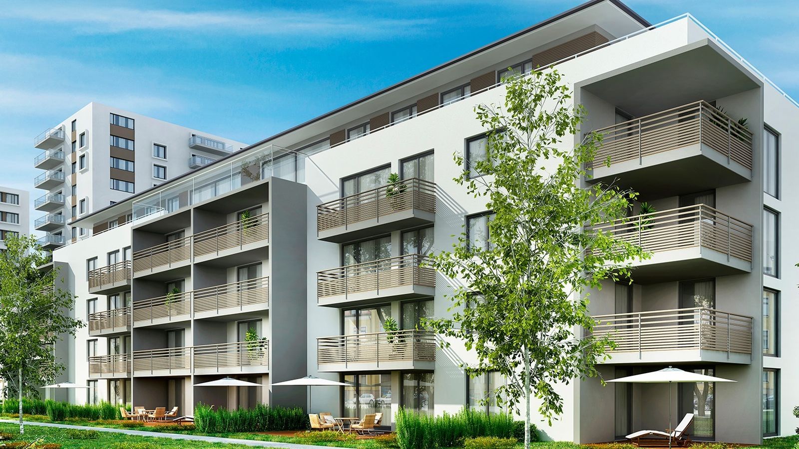 Promoció d'habitatges nous en una imatge d'arxiu