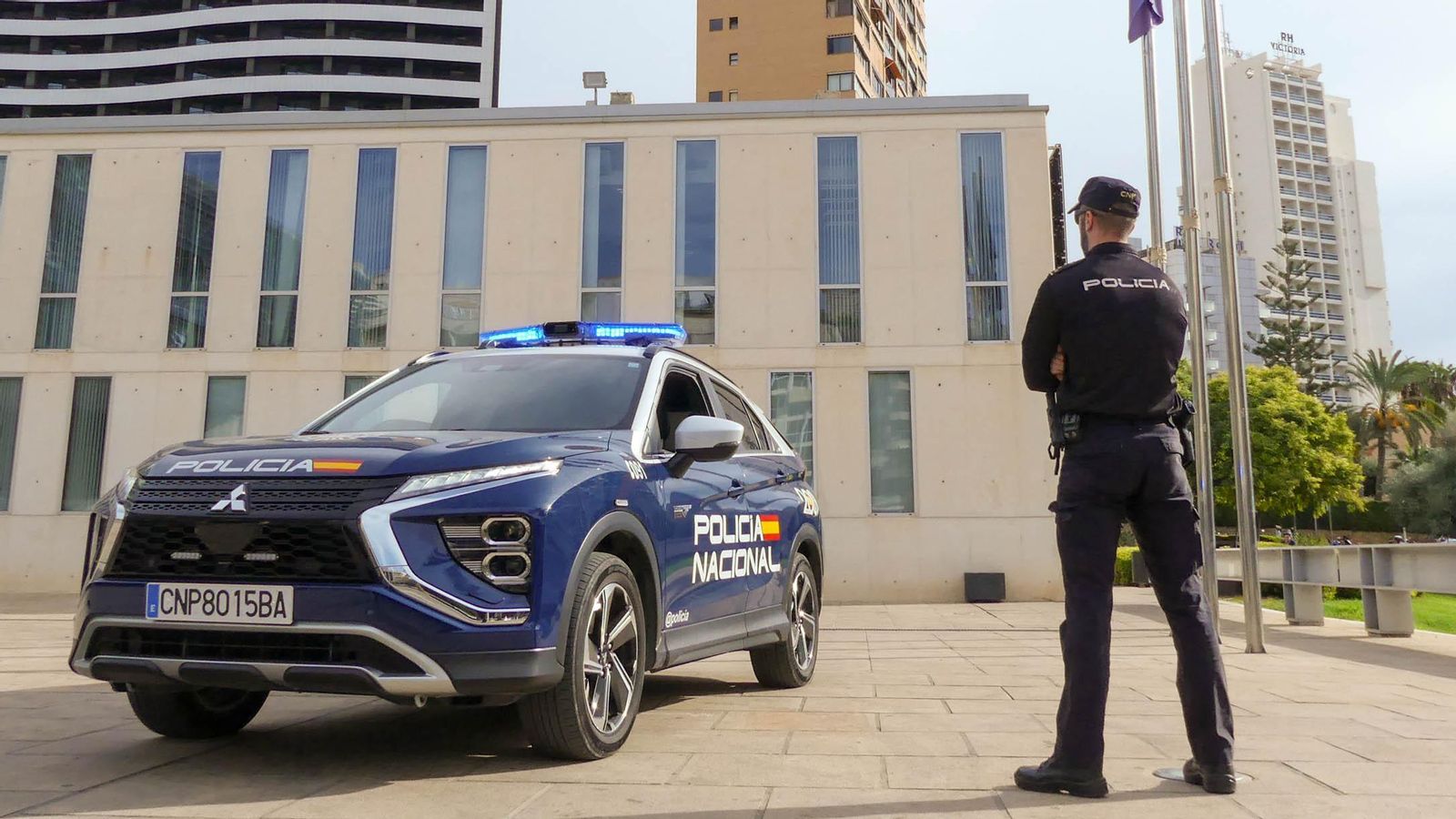 Imatge d'arxiu d'un agent de policia a Benidorm