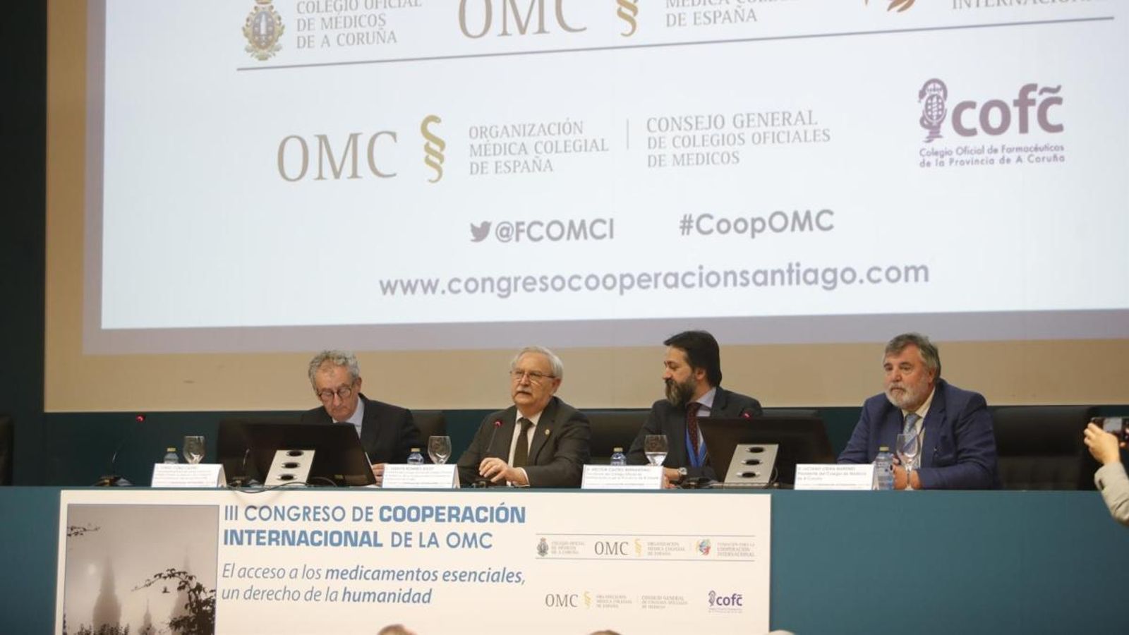 Professionals sanitaris durant el congrés a Santiago de Compostel·la