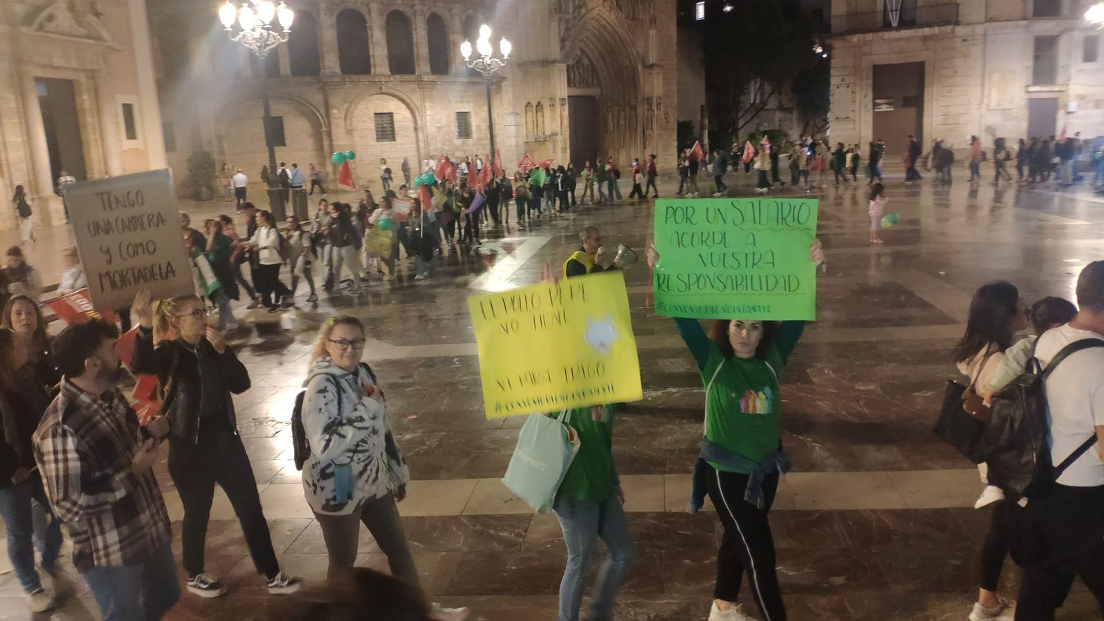 Protesta del professorat de les escoletes, aquest dimecres