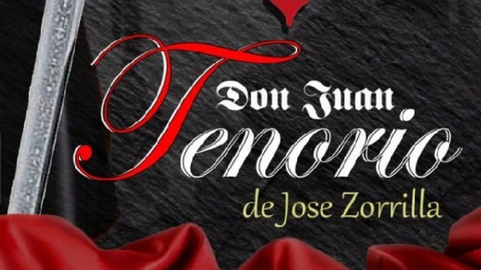 Cartell de la representació de 'Don Juan Tenorio' al Teatre Carolina de València