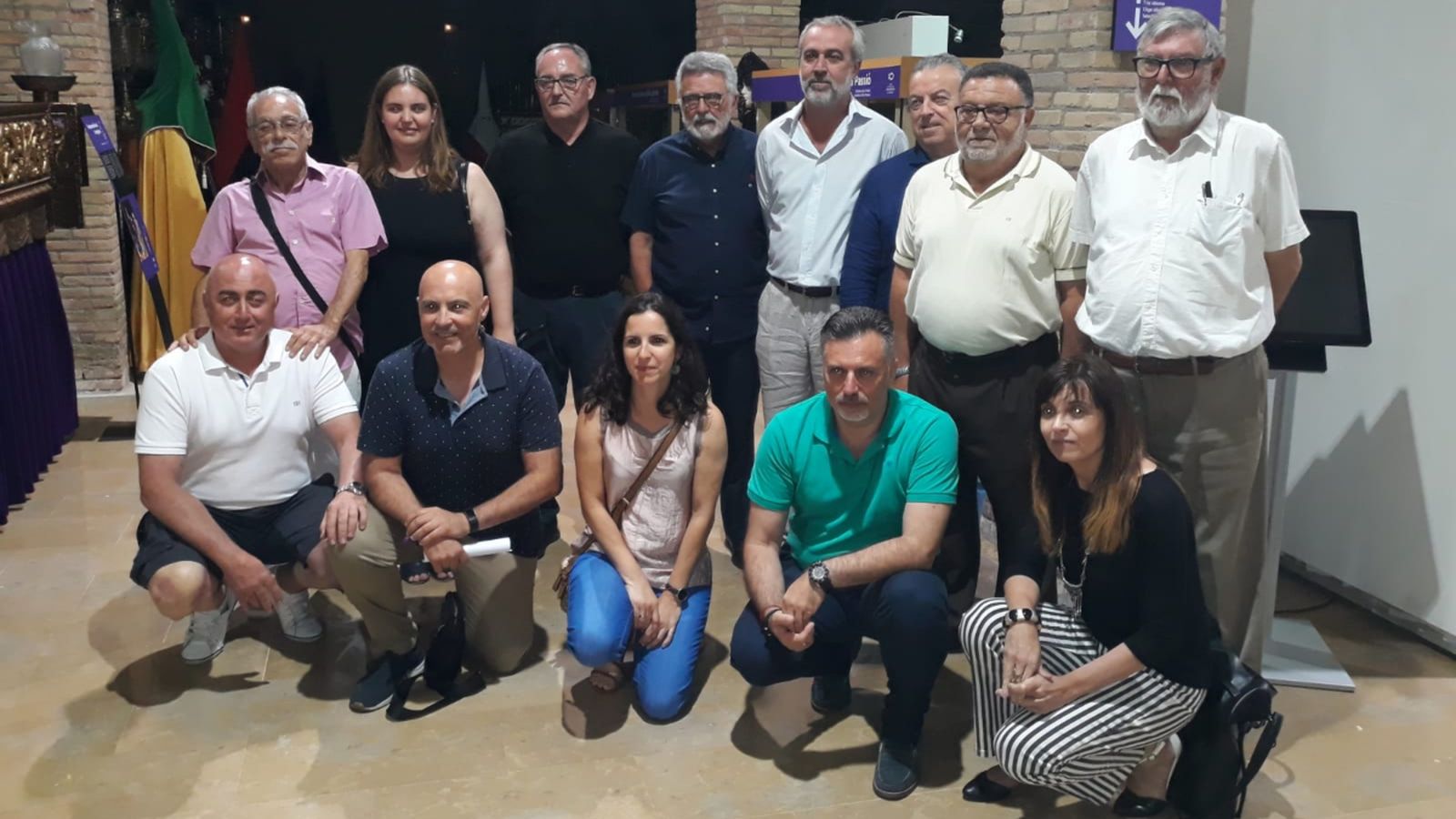 La nova Junta Major de la Setmana Santa Marinera de València.