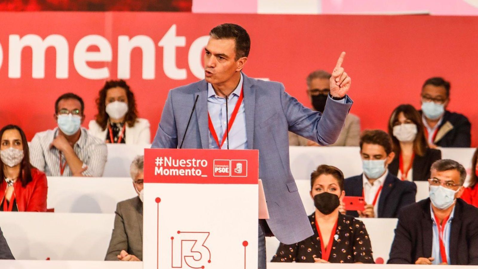 Intervenció de Pedro Sánchez al 13é Congrés del PSOE d'Extremadura