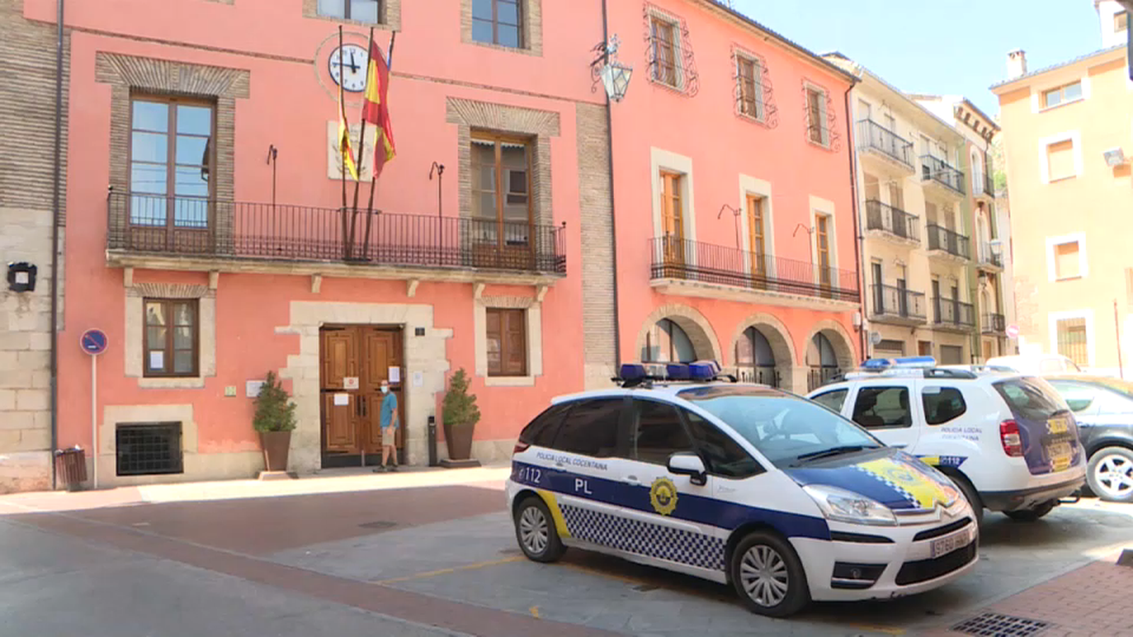 Façana de les dependències de la policia local de Cocentaina