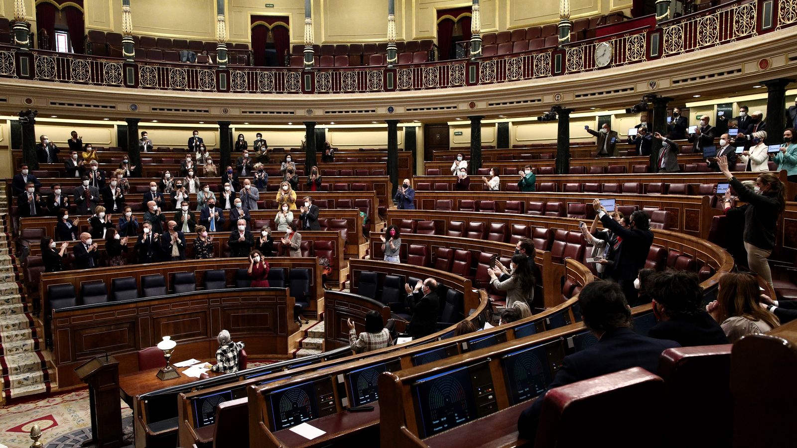 Sessió Plenària en el Congrés dels Diputats el mes de març