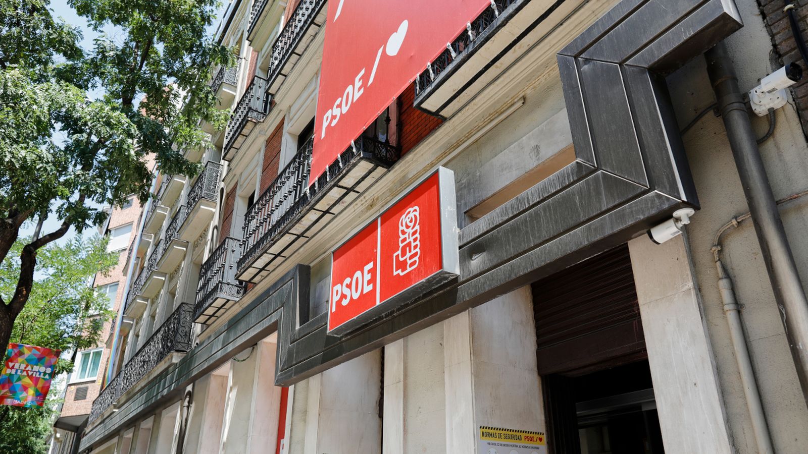 Seu del PSOE, al carrer de Ferraz, a Madrid