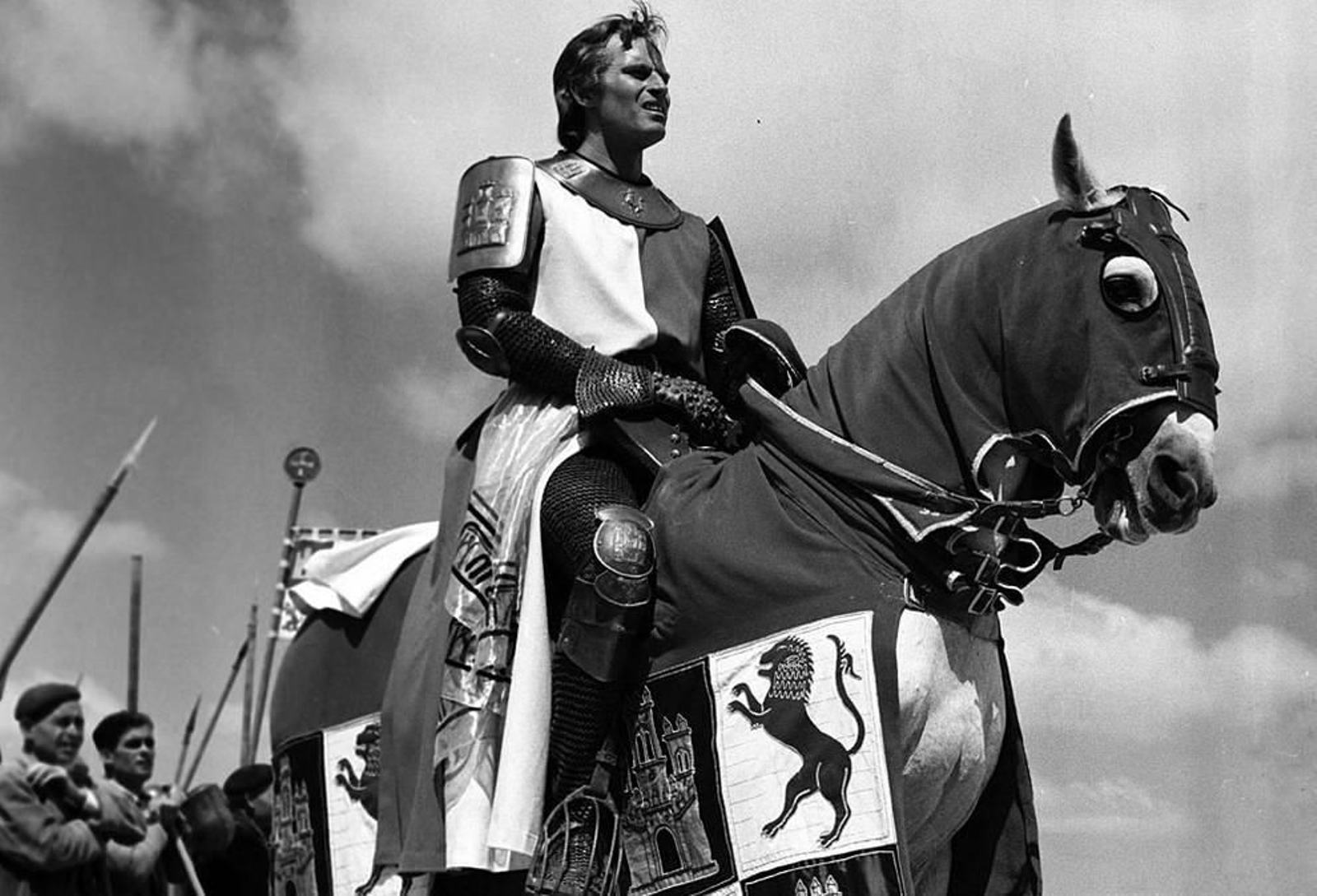 fotograma de la película El Cid, rodada en part a Peníscola