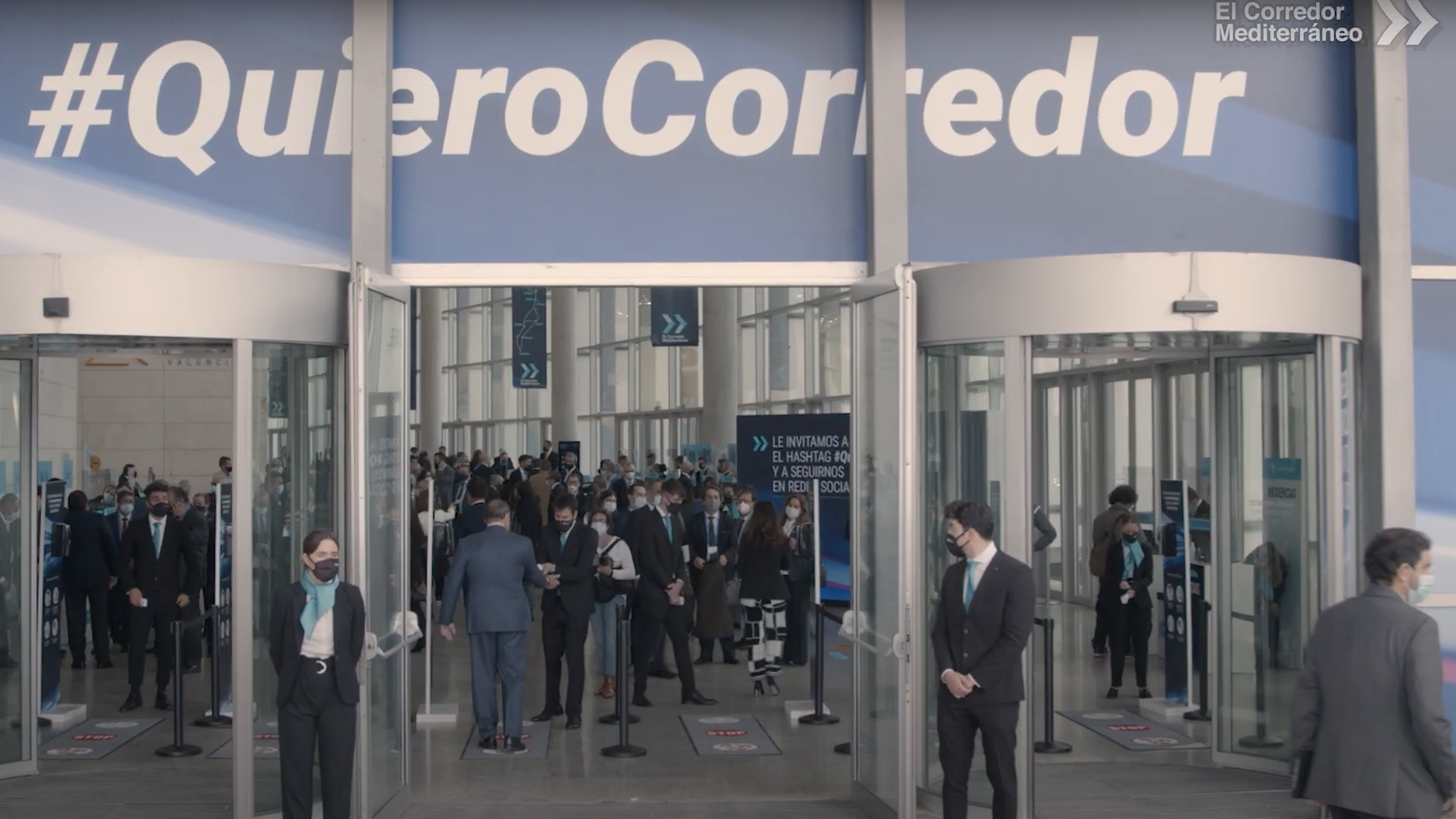 Imatge d'arxiu de l'últim acte pel Corredor Mediterrani organitzat per l'AVE