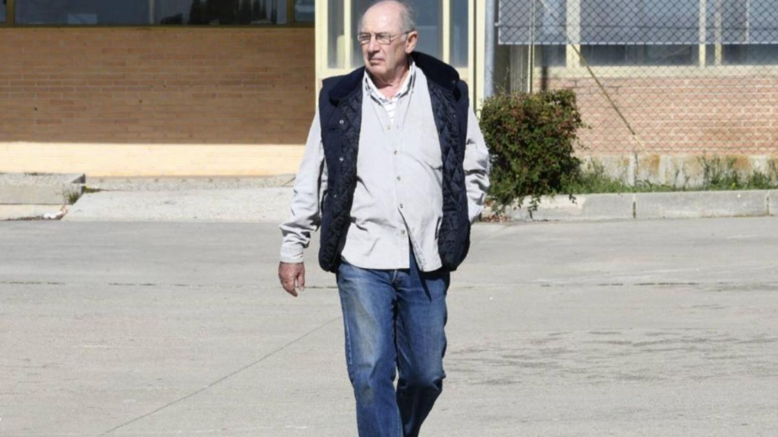 Rodrigo Rato a l'eixida de la presó de Soto del Real en una imatge d'arxiu