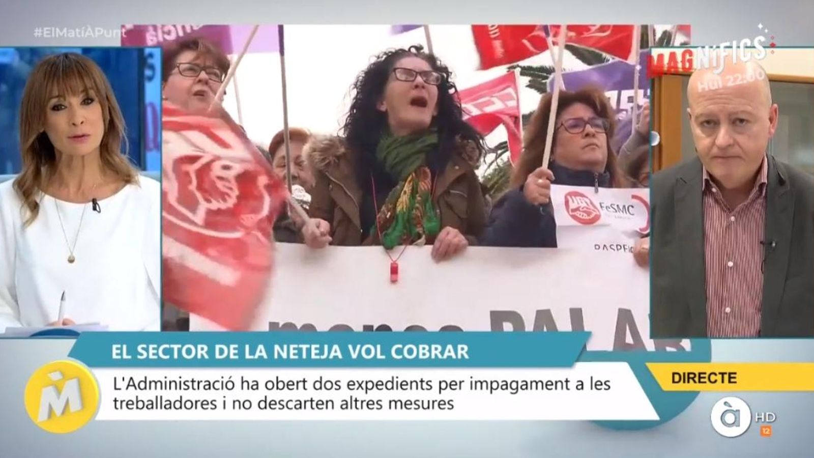 El subsecretari d'Educació, José Villar, ha explicat a 'El matí À Punt' les mesures davant les protestes de les treballadores