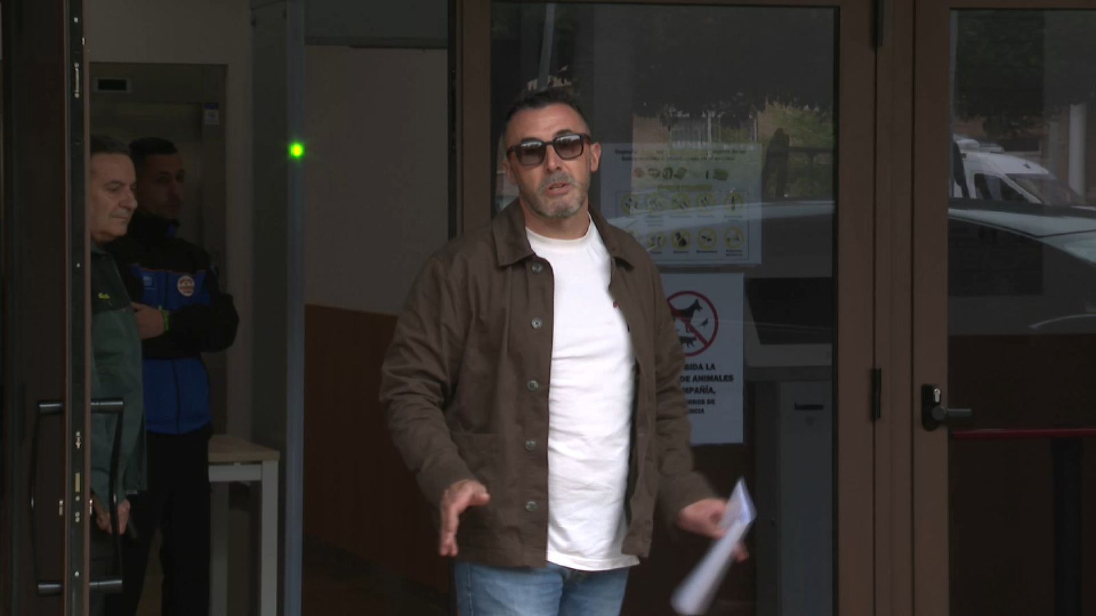 El cap de bombers forestals d'Alzira, Ricardo Pardo, al jutjat d'instrucció 3 de Catarroja, que investiga la gestió de la dana
