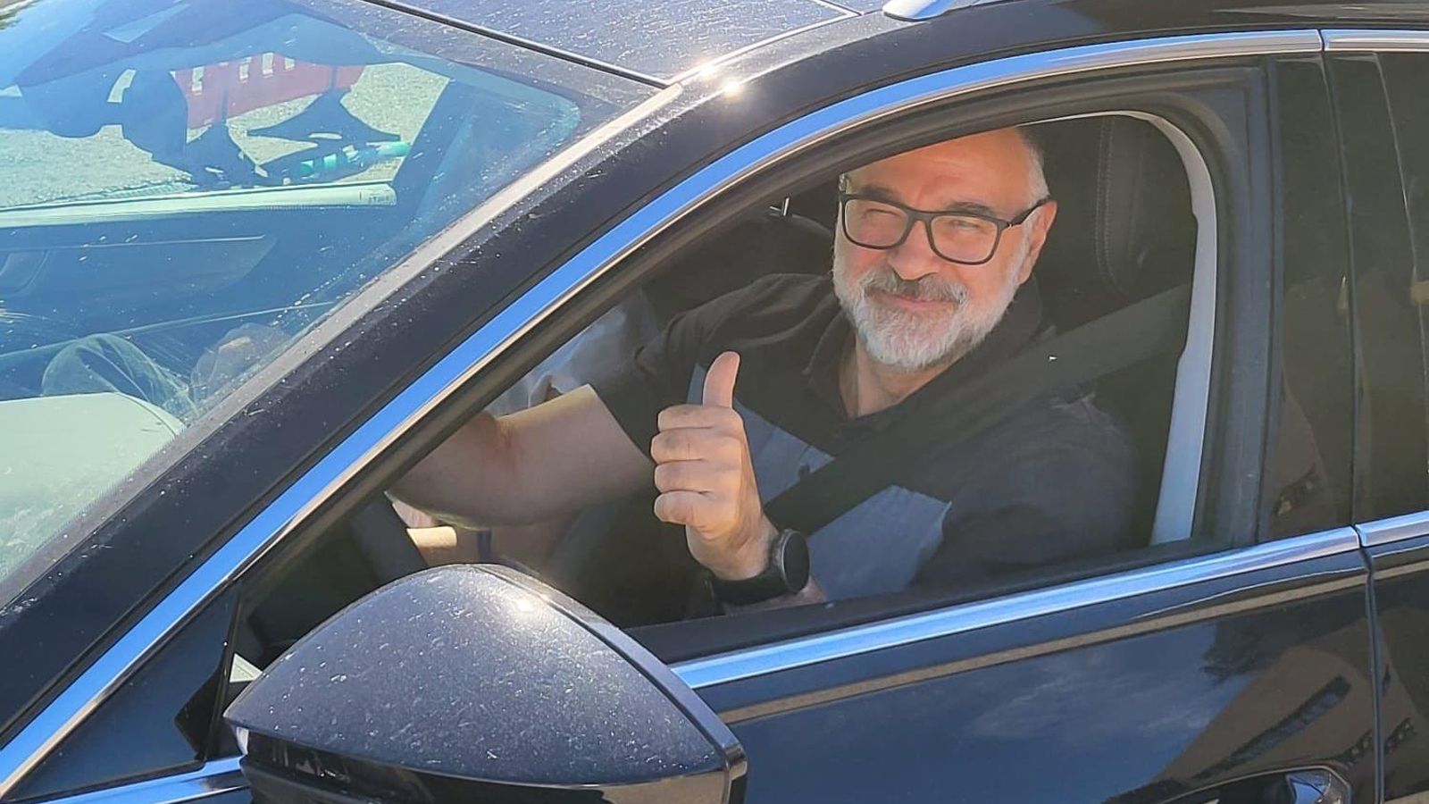 Pablo Laso, quan va abandonar l'hospital després de sofrir un infart Pablo Laso, quan va abandonar l'hospital després de sofrir un infart