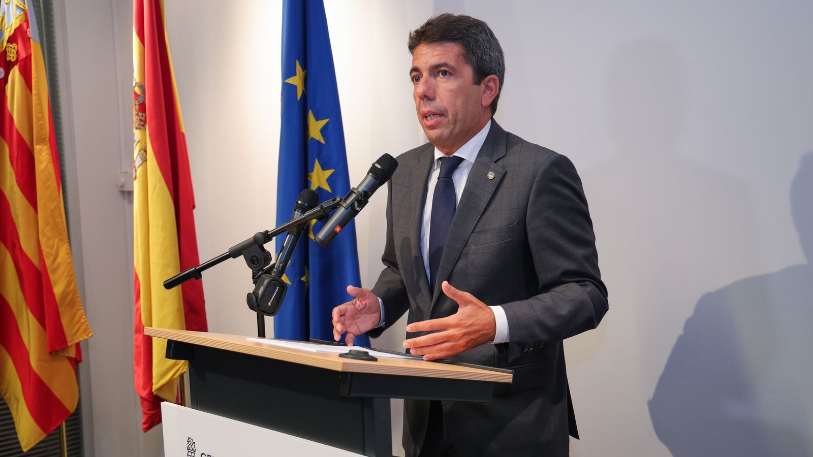 El cap del Consell, Carlos Mazón, a la delegació de la Generalitat a Brussel·les