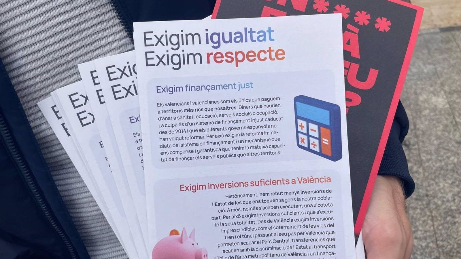 Campanya 'Exigim Igualdat, Exigim Respecte' de Compromís