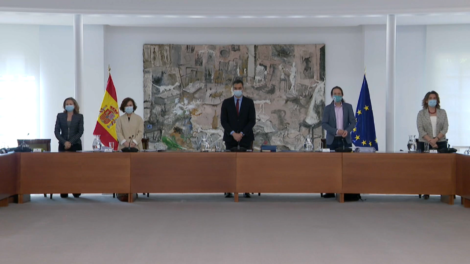 El Consell de Ministres es reuneix de forma presencial per primera vegada des de l'aprovació de l'estat d'alarma