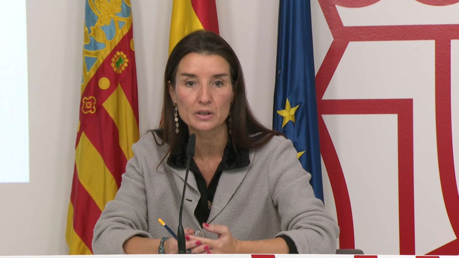 La consellera i portaveu Ruth Merino, aquest dijous