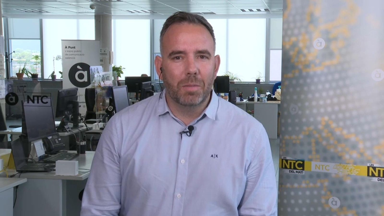 Rafa Simó, secretari general del PSPV a Castelló de la Plana, en 'Les notícies del matí'