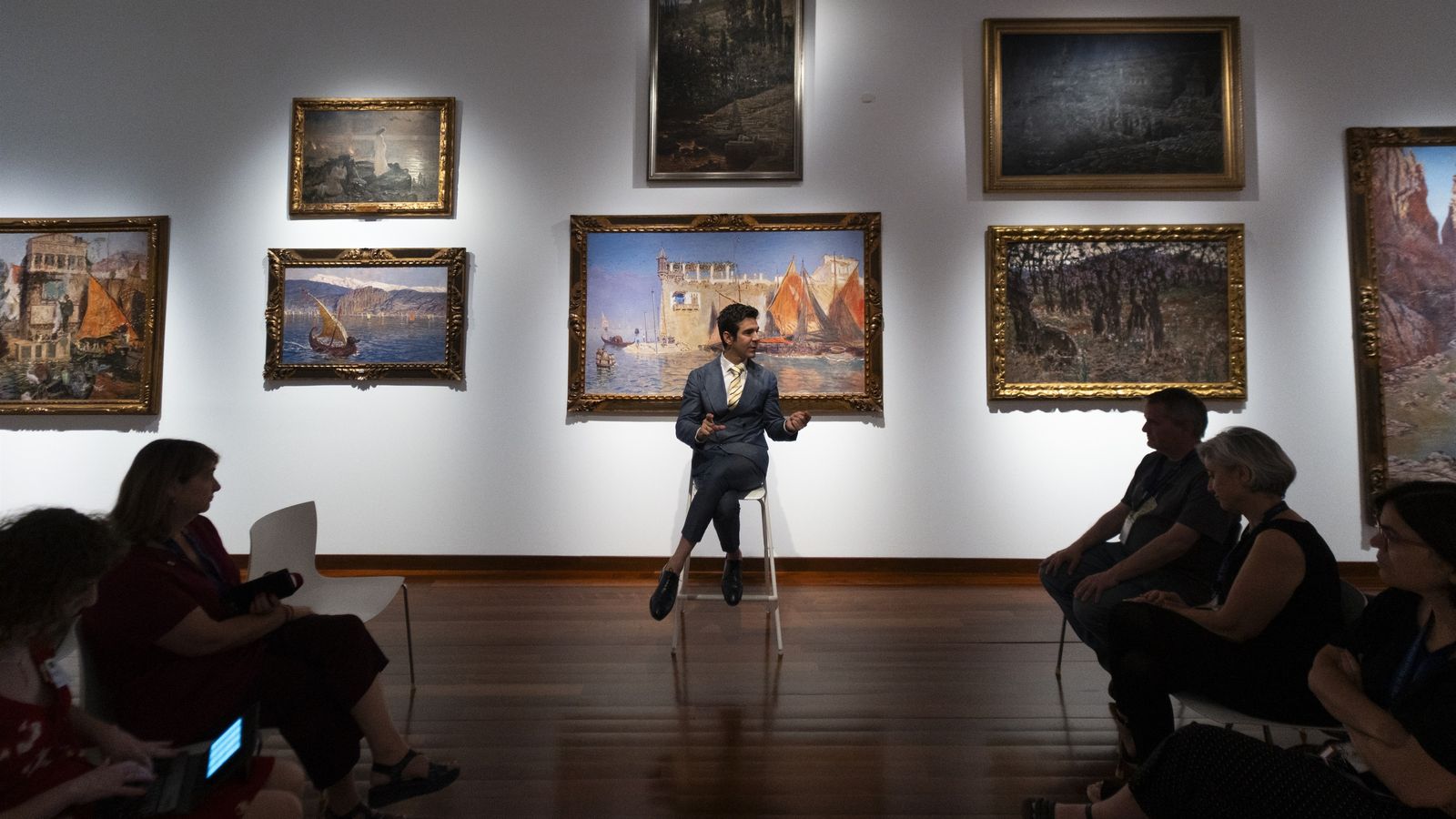 Presentació de la nova sala d'exposició permanent dedicada a Degrain al MUBAV