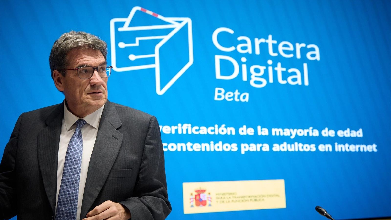 El ministre de Transformació Digital i Funció Publica, José Luis Escrivá Rueda