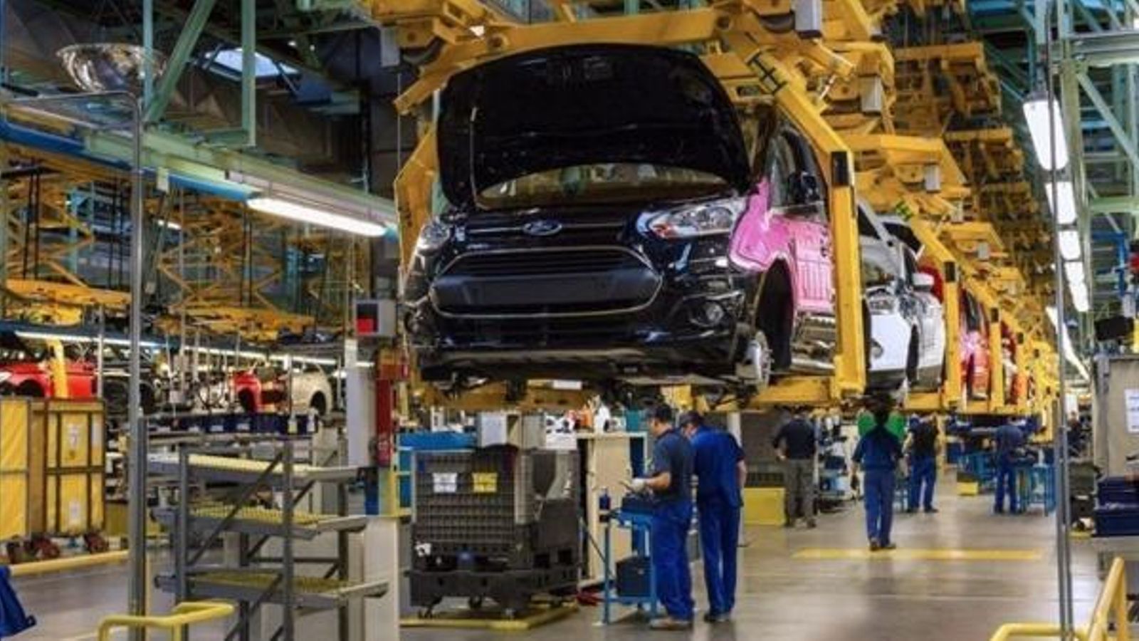 La planta de muntatge de vehicles de Ford en una imatge d'arxiu