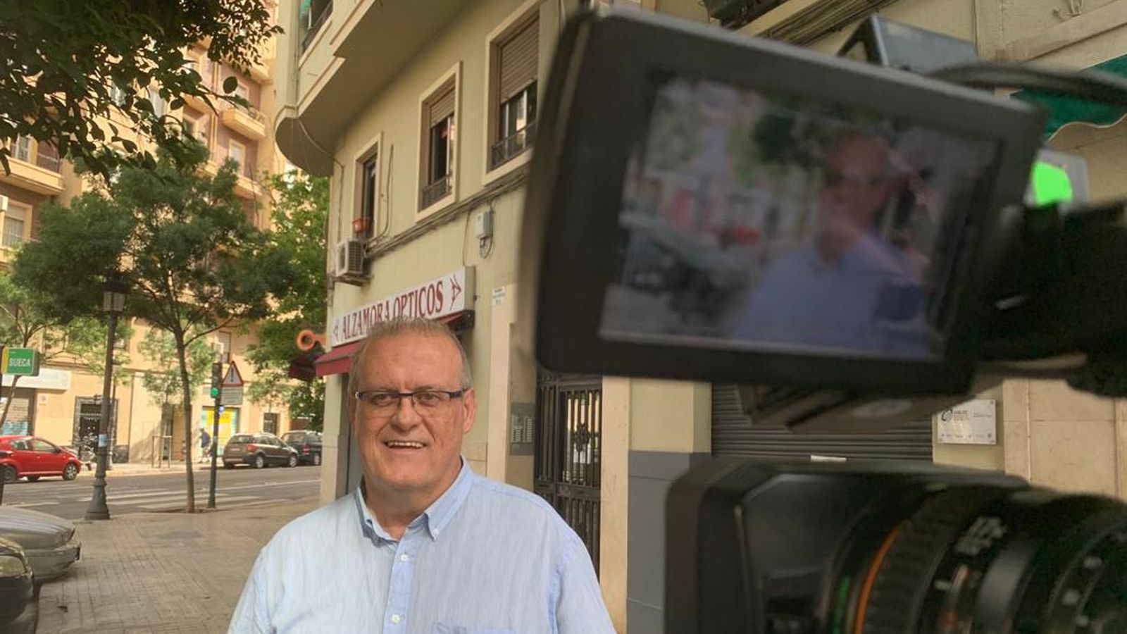 El president de l'Agrupació de Penyes del València, Fede Sagreras