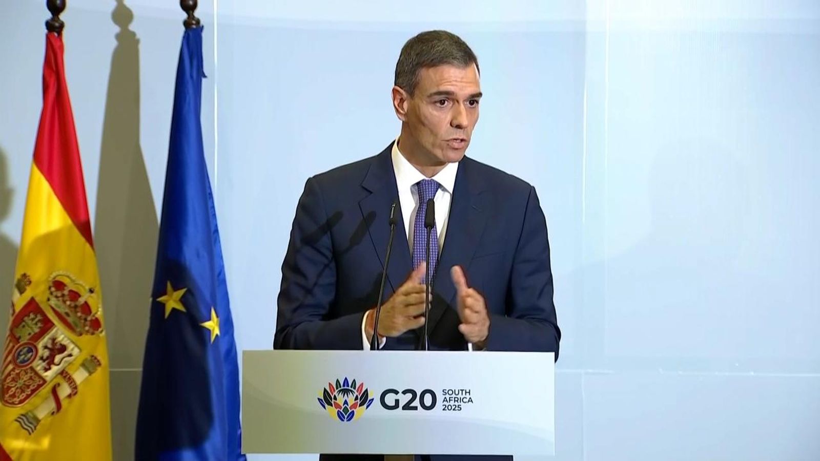 Pedro Sánchez des del G20 sobre la sentència del Suprem al Fiscal General