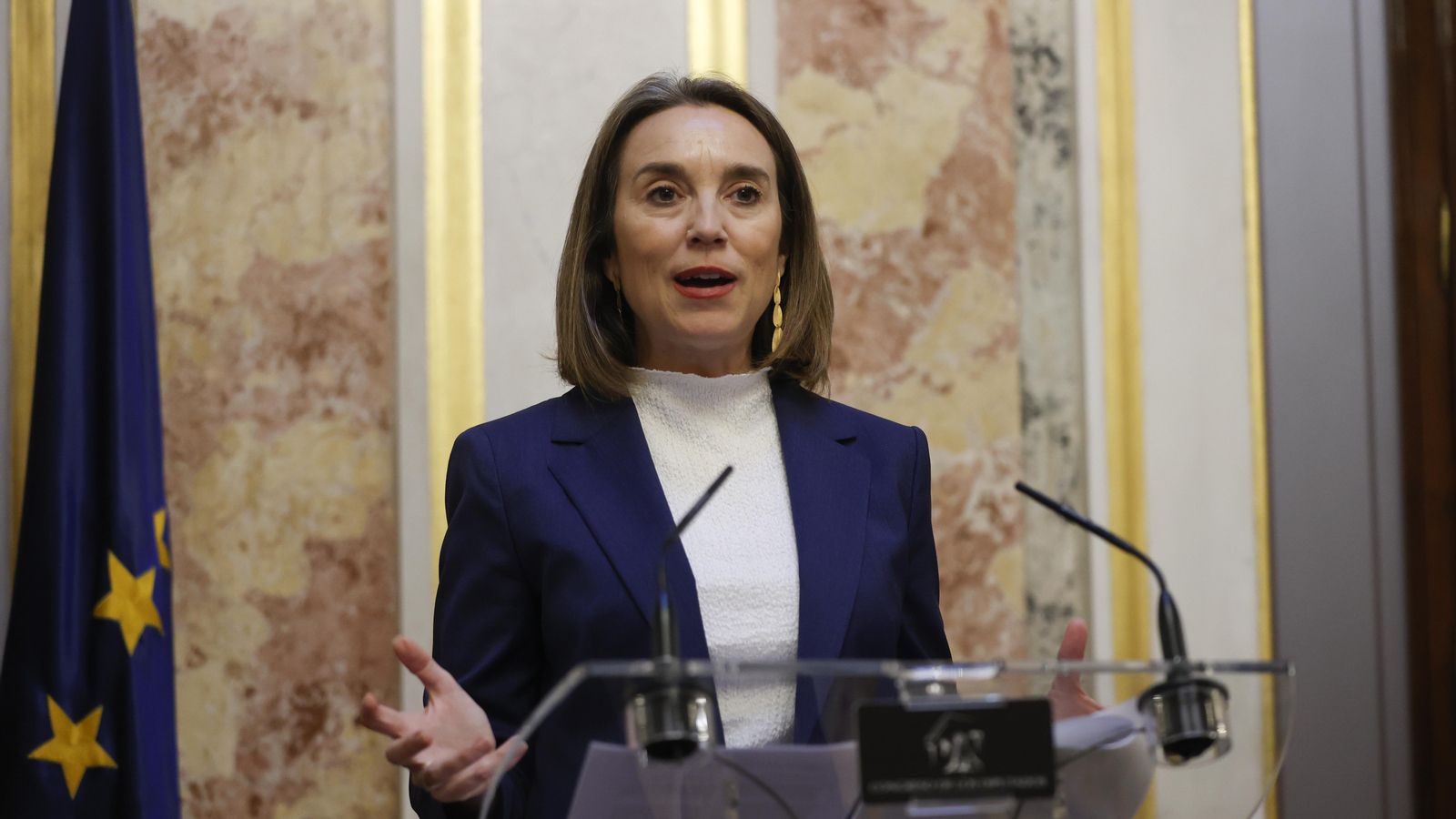 La portaveu del Partit Popular en el Congrés, Cuca Gamarra