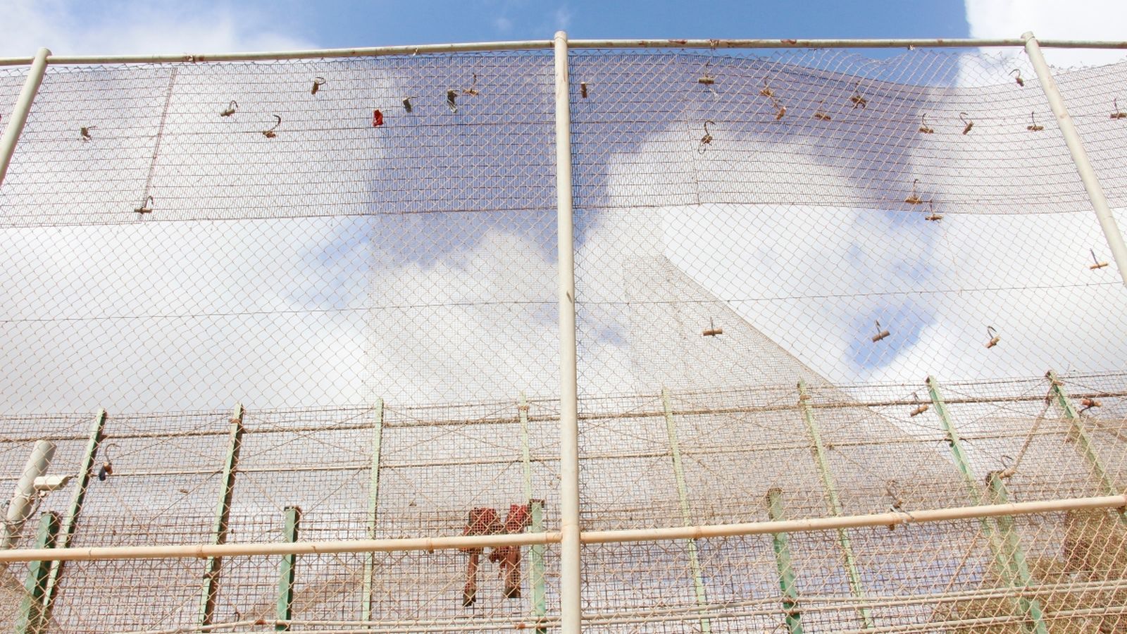 La tanca de Melilla, en una imatge d'arxiu