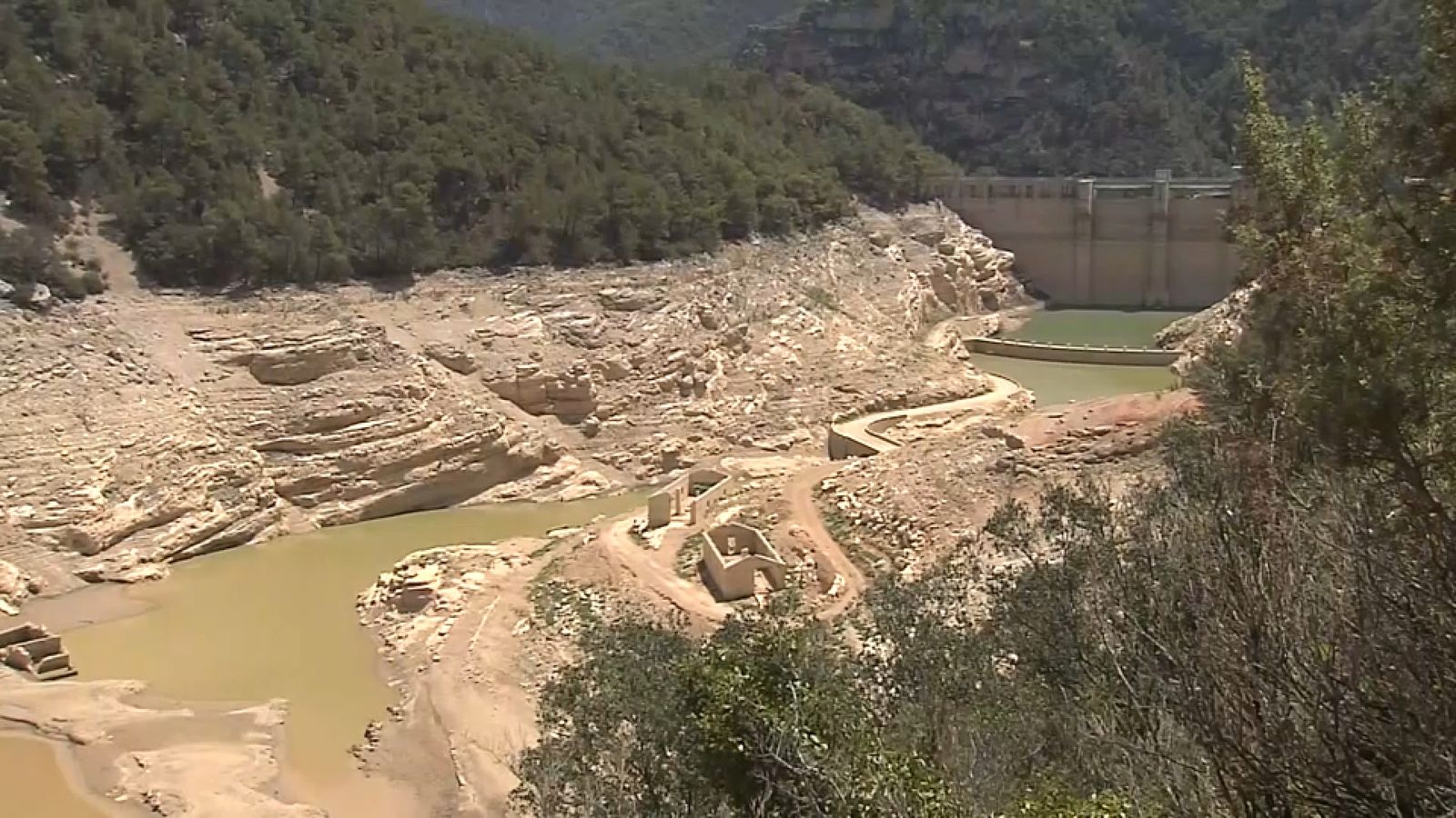 Un pantà valencià, pràcticament sec