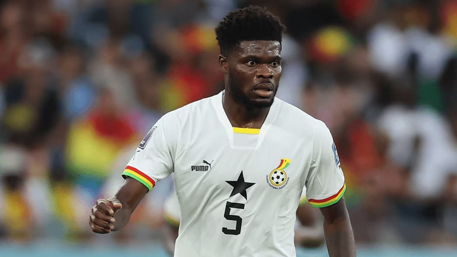 Thomas Partey, en una imatge d'arxiu amb la selecció de Ghana