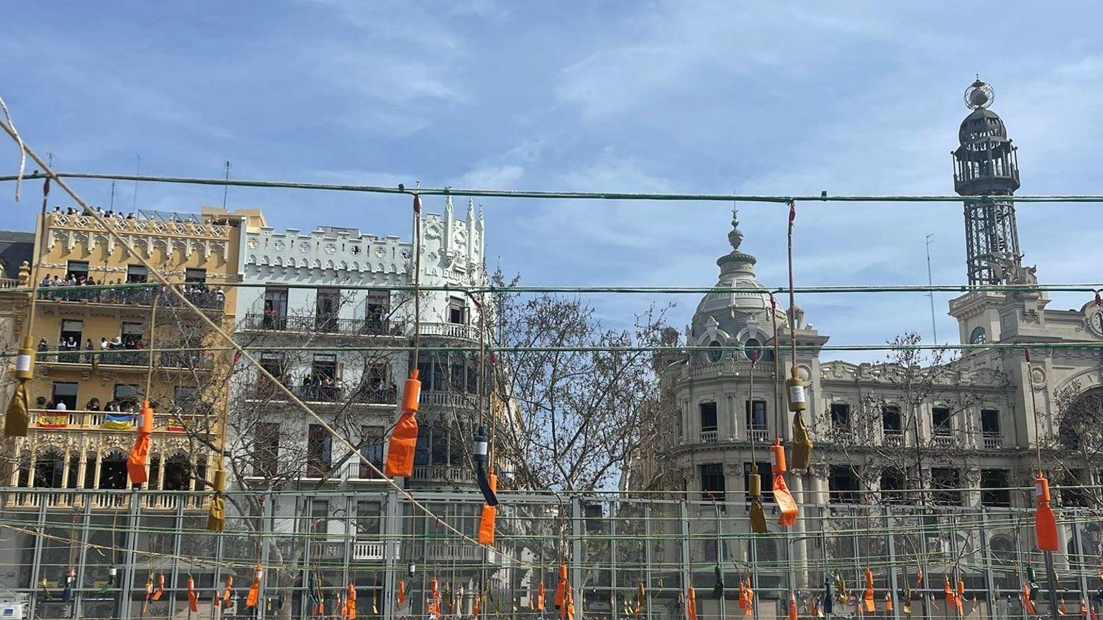 La mascletà que fa 7 de les Falles de València 2022