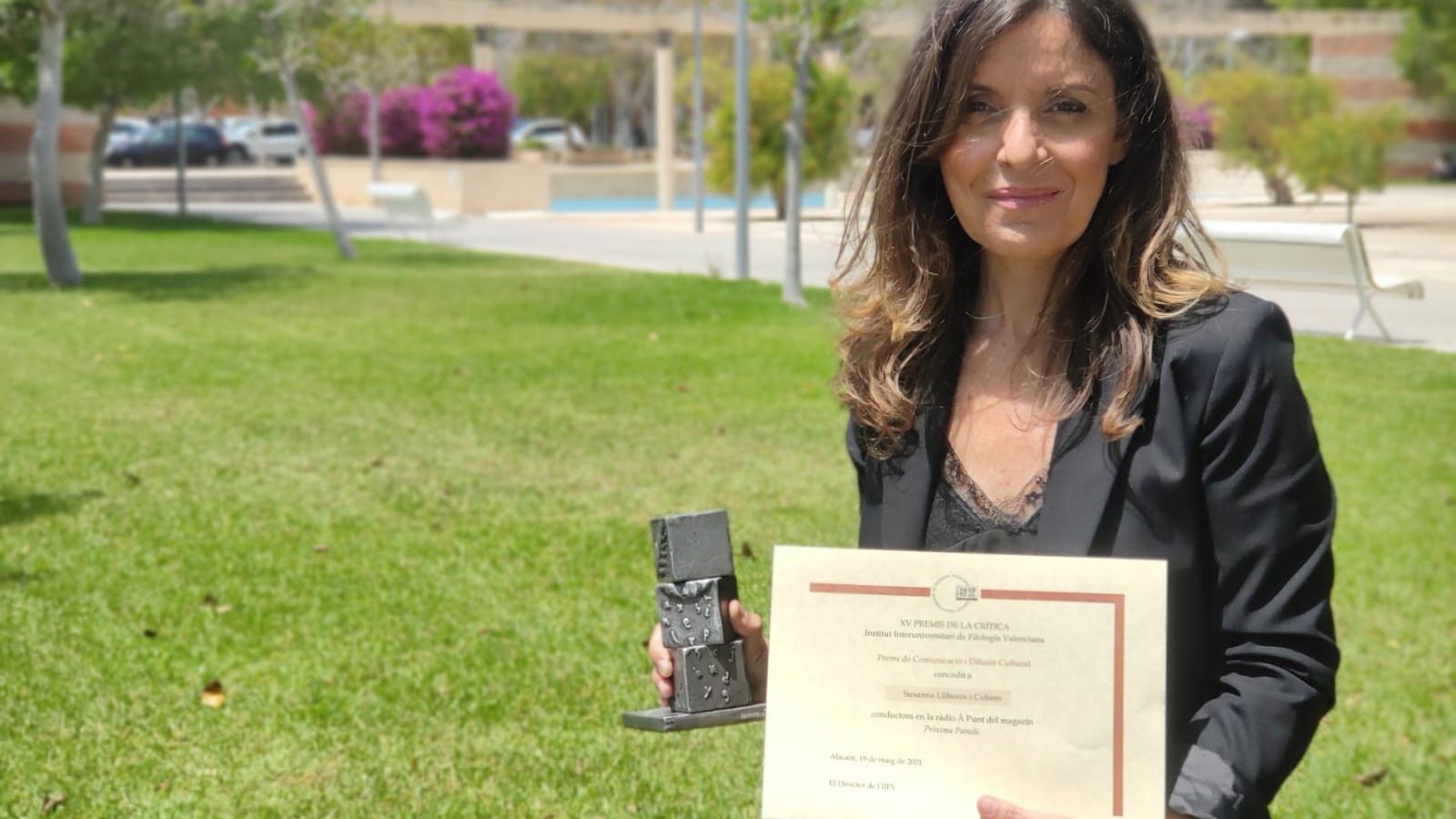 Susanna Lliberós i Cubero, premi de Comunicació i Difusió Cultural