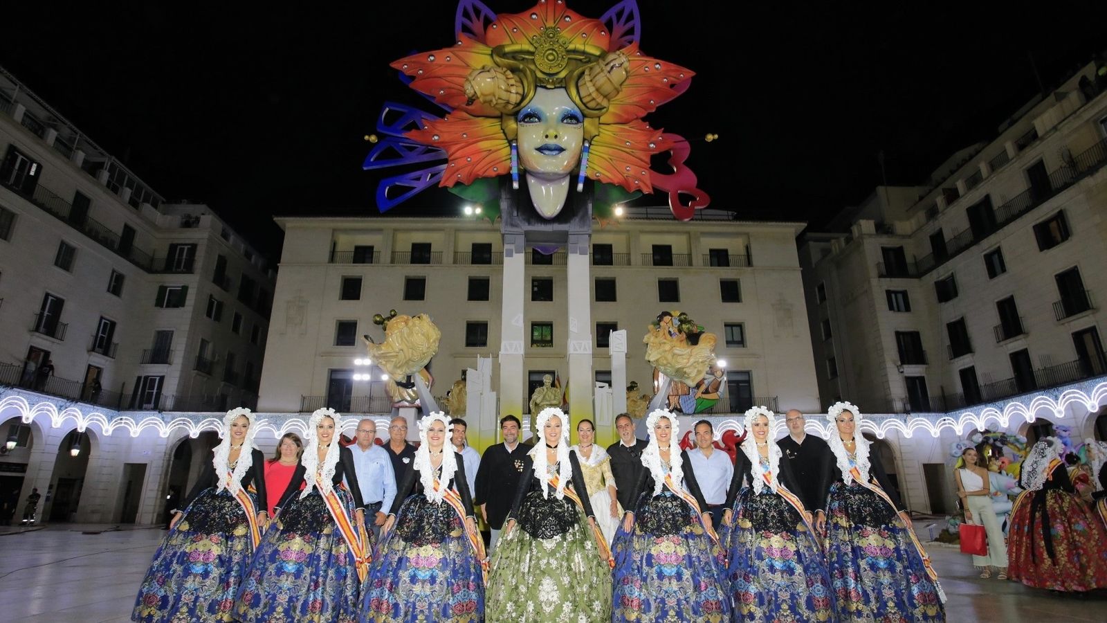 Imatge de la Foguera Oficial 2022