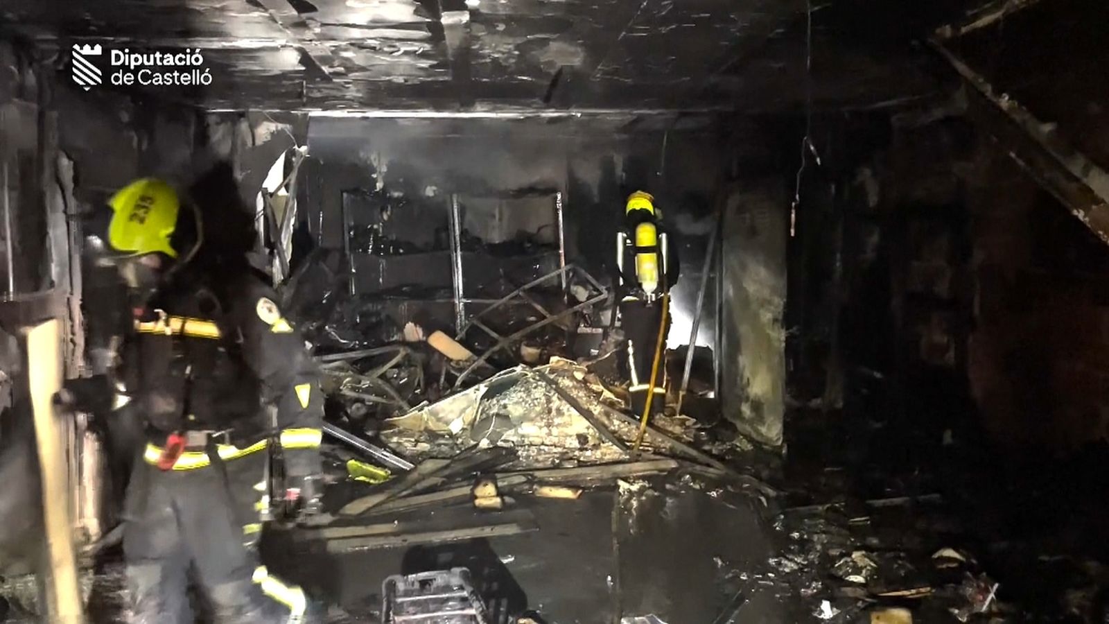 Habitatge calcinat a Altura