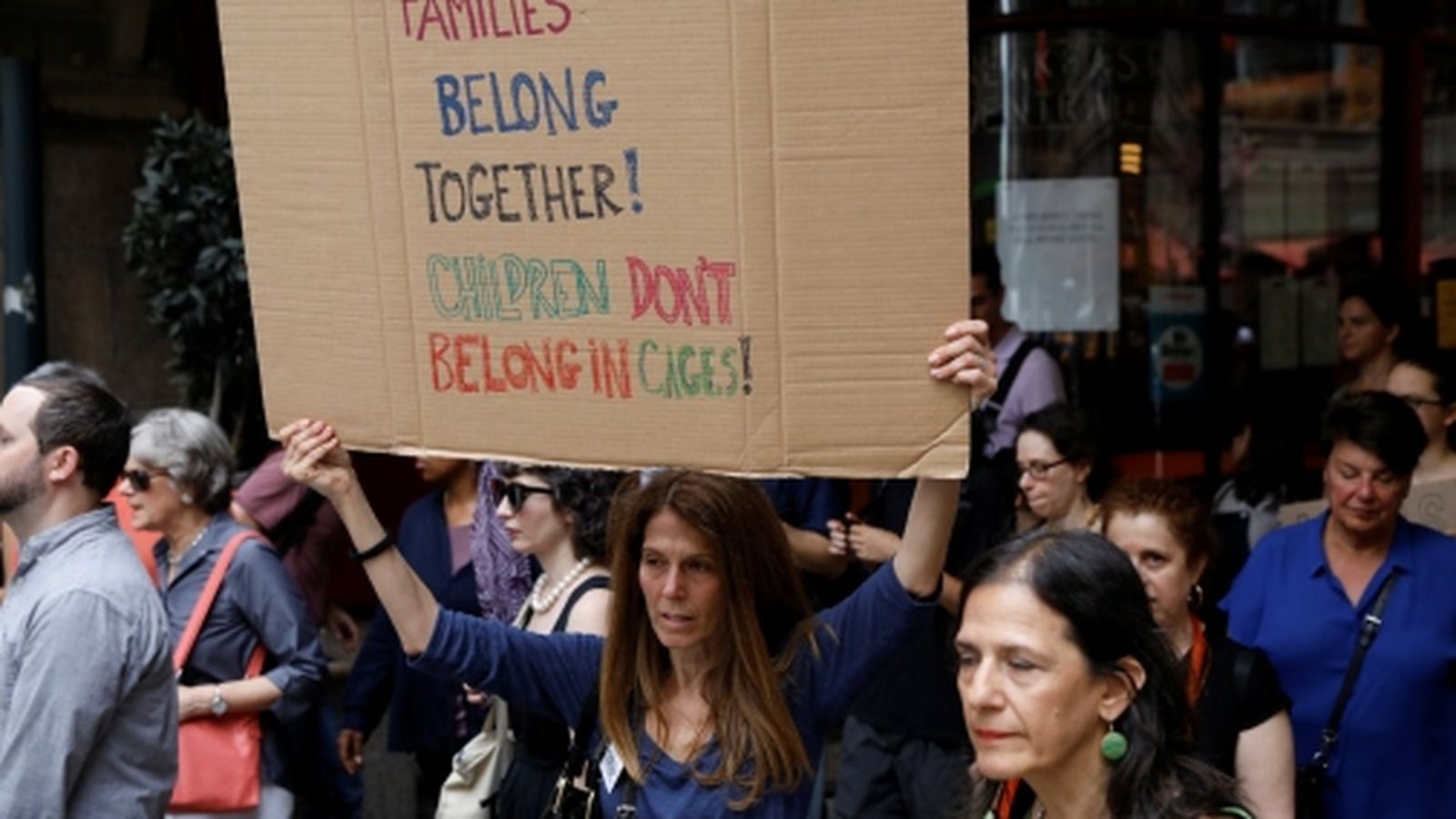 Manifestació a Nova York