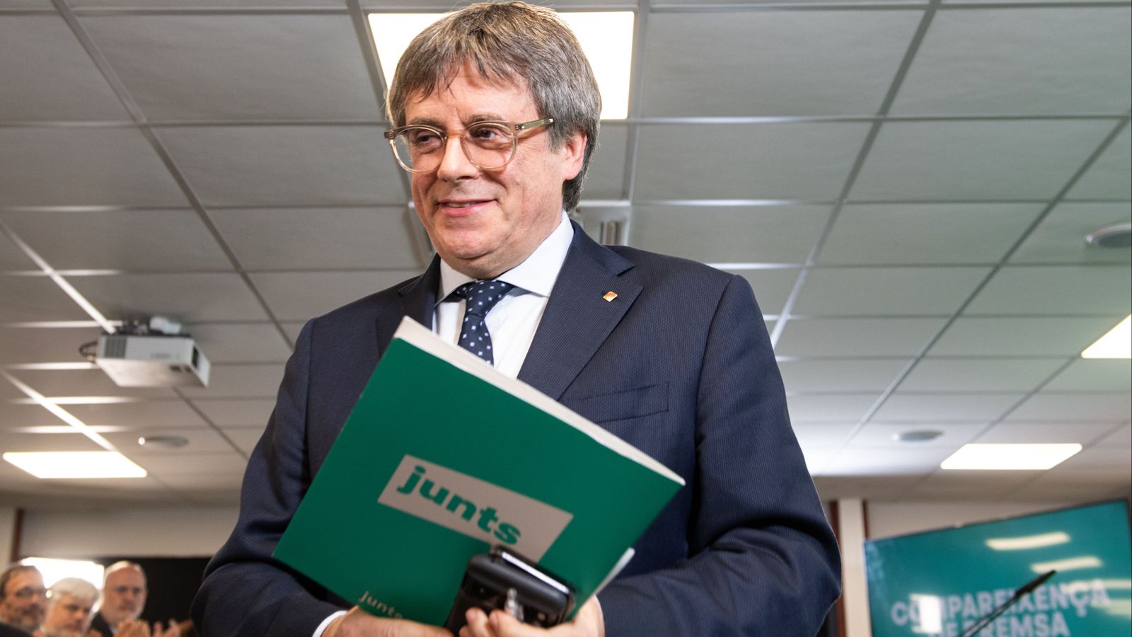 L'expresident català, Carles Puigdemont, en una imatge d'arxiu