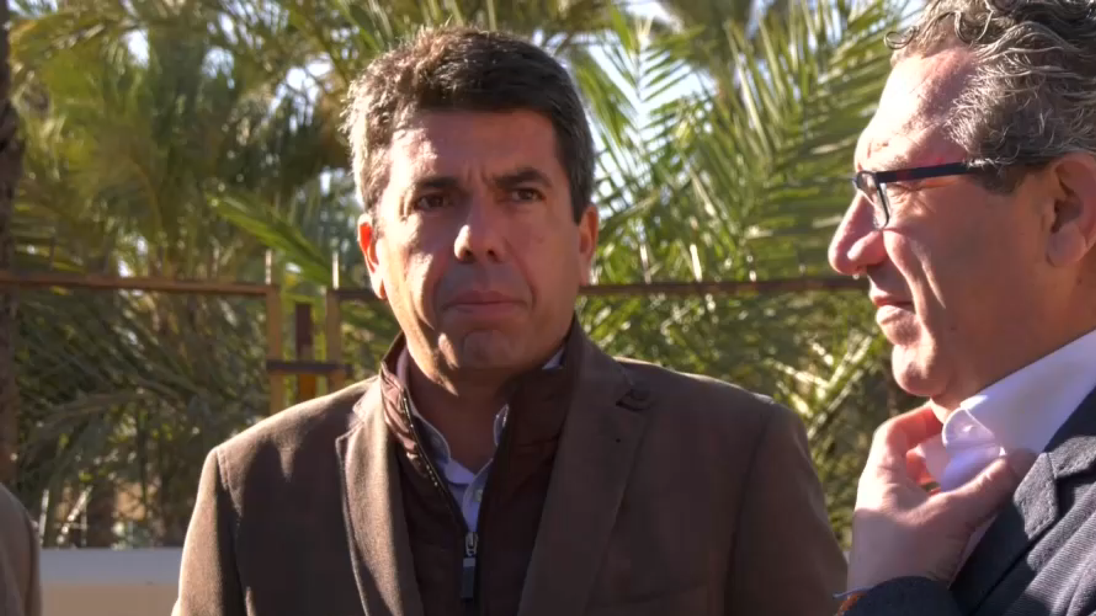 Carlos Mazón, president de la Generalitat, en l'inauguració de l'Hort de Pontos