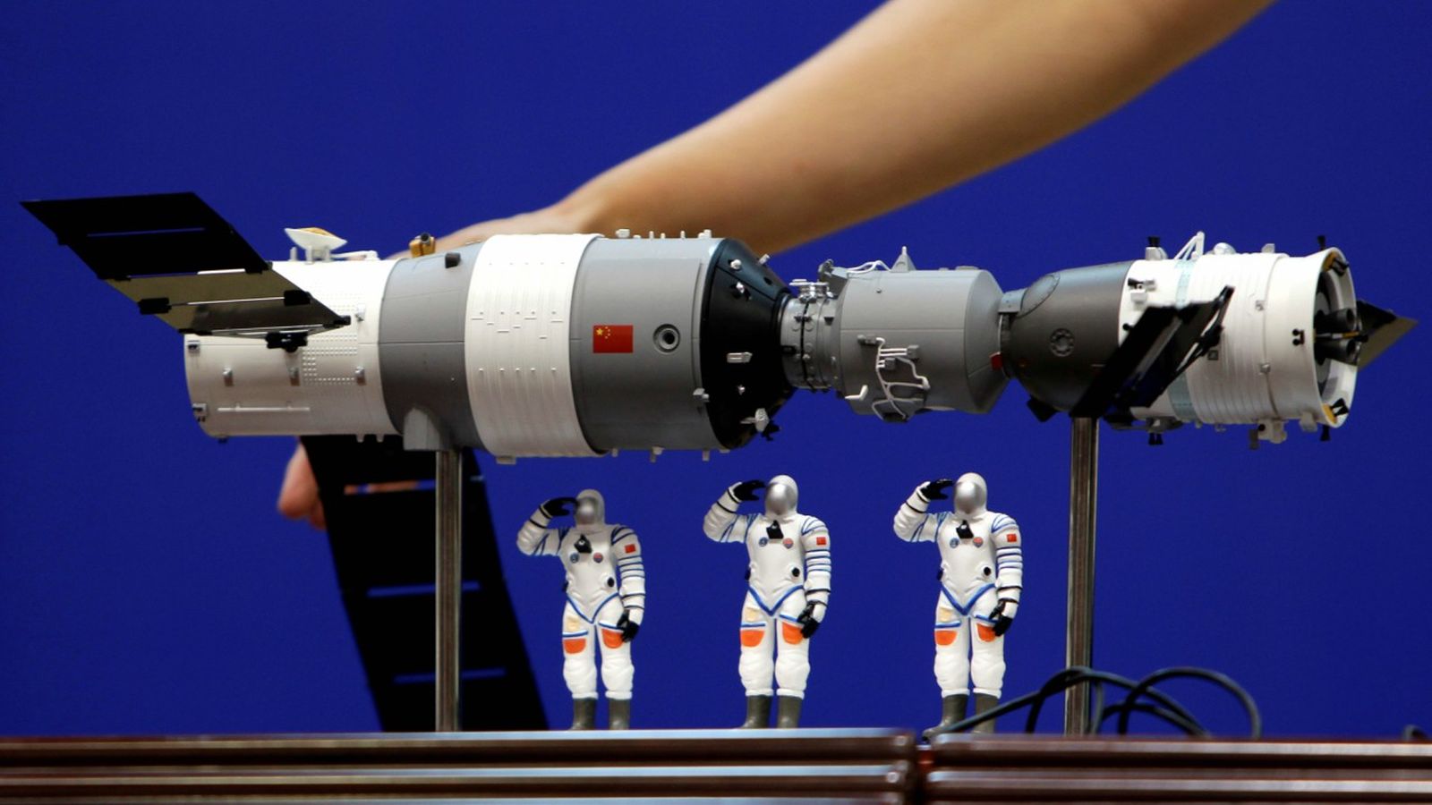 Una maqueta del mòdul del laboratori espacial. Jason Lee (Reuters)