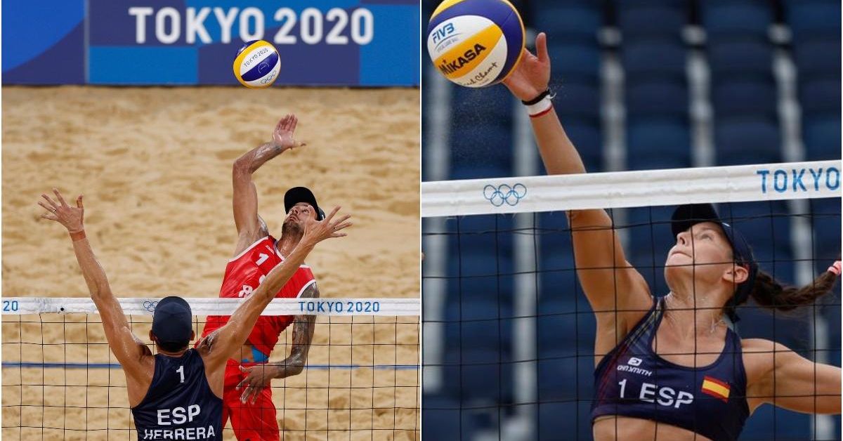 Els huitens de final tornen a frenar el voleibol platja espanyol en uns Jocs Olímpics À Punt Els huitens de final tornen a frenar el voleibol platja espanyol en uns Jocs Olímpics À Punt