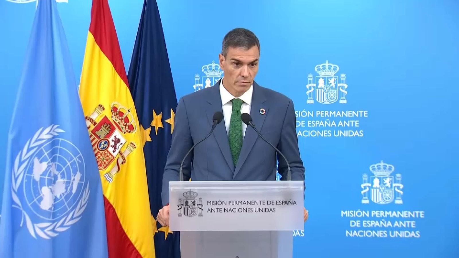 Sánchez, este dimecres en la seu de les Nacions Unides a Nova York Sánchez, este dimecres en la seu de les Nacions Unides a Nova York