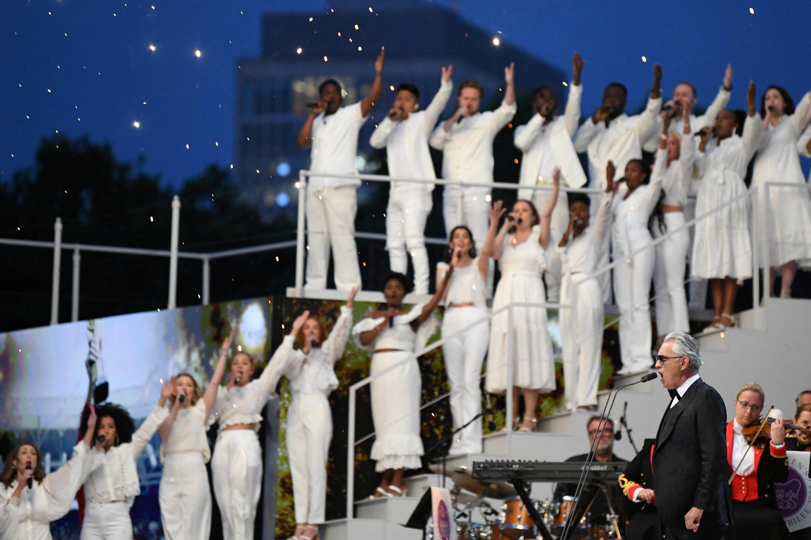 El tenor italià Andrea Bocelli a la Jubilee Party