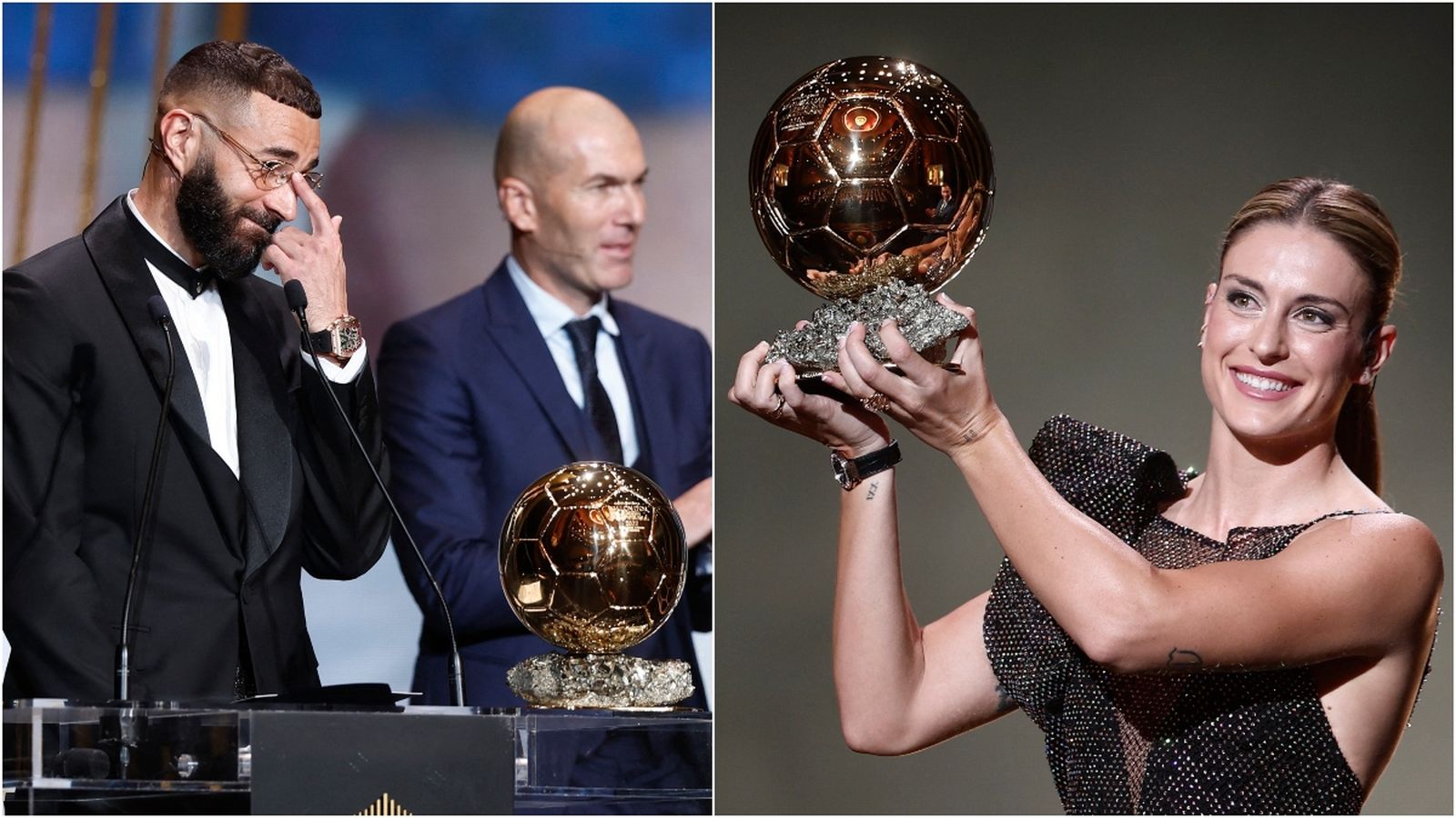 Benzema i Putellas, amb el Baló d'Or