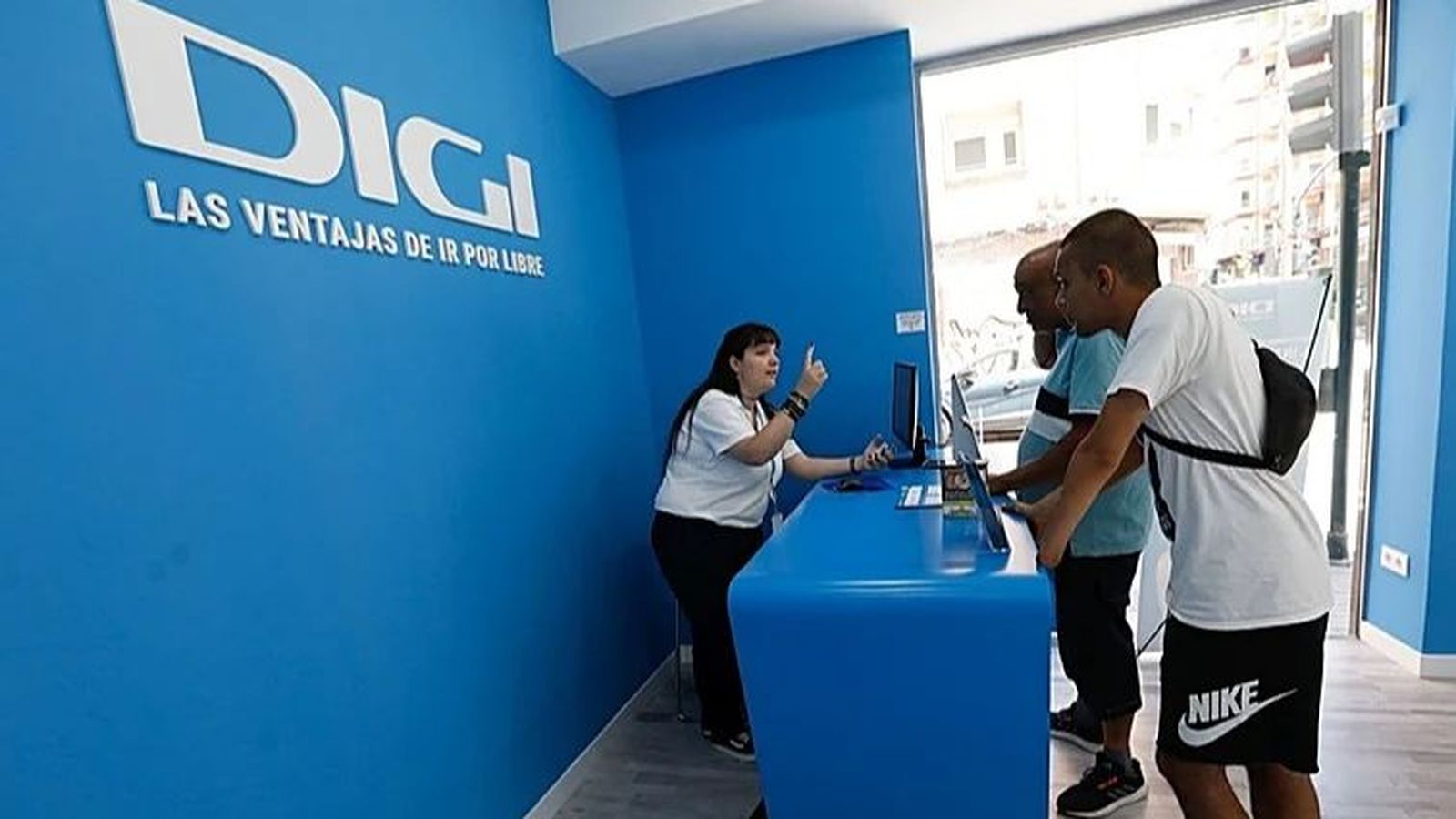 Un tenda de Digi en una imarge d'arxiu