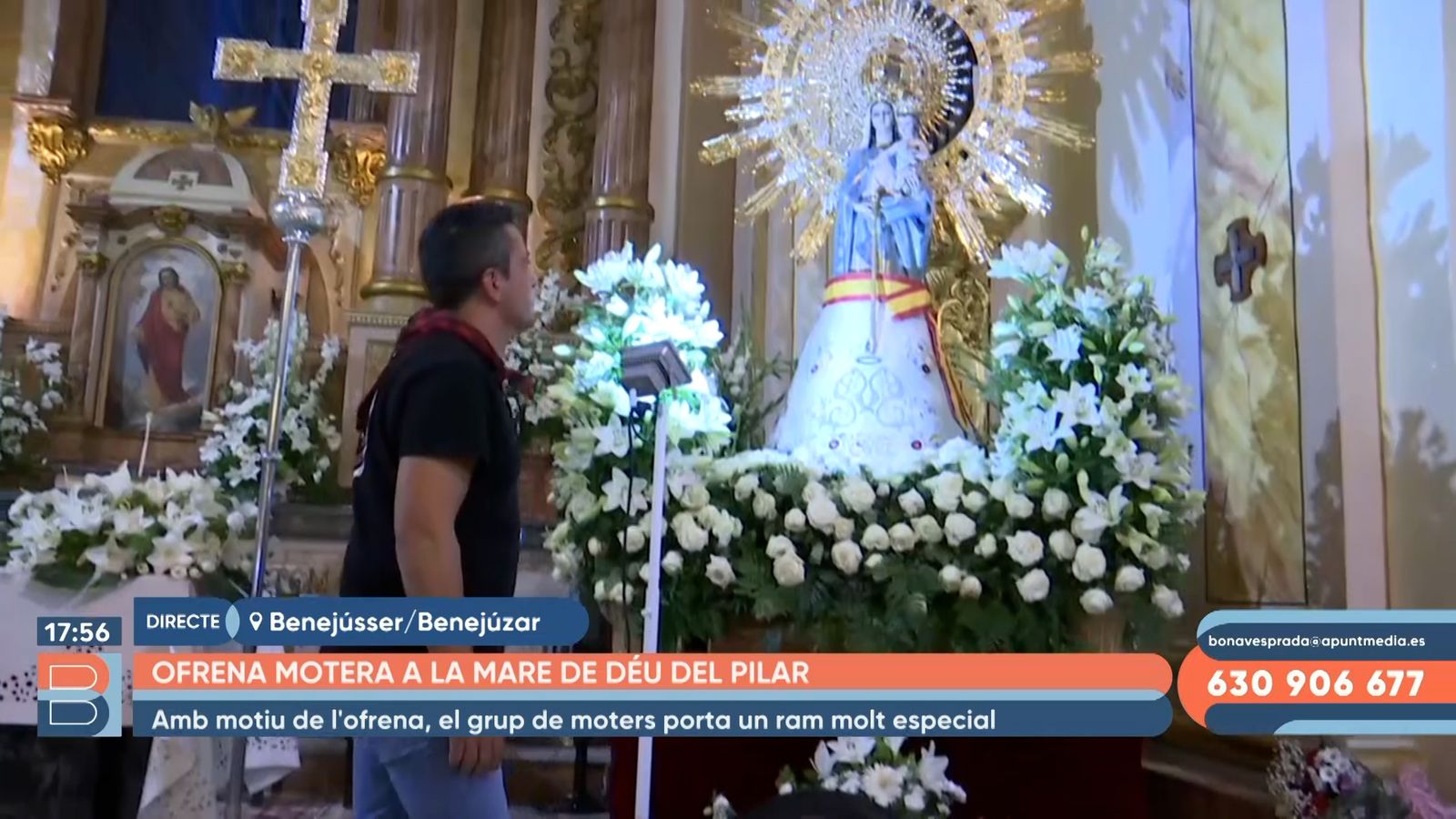 11.10.2022 | Ofrena motera a la Mare de Déu del Pilar