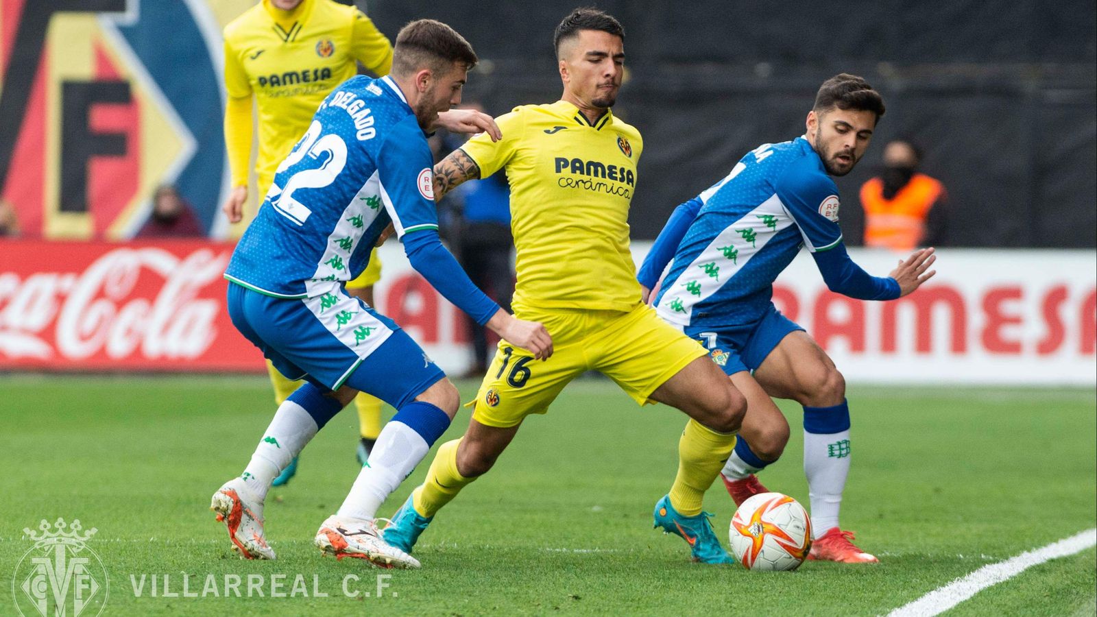 Tasende, en una acció del partit Tasende, en una acció del partit